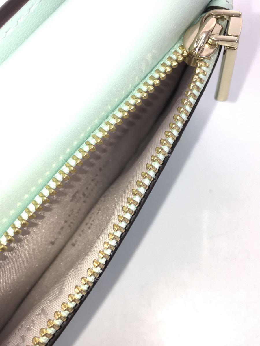 kate spade new york◆2つ折り財布/PVC/BLU/レディース/KA599_画像5