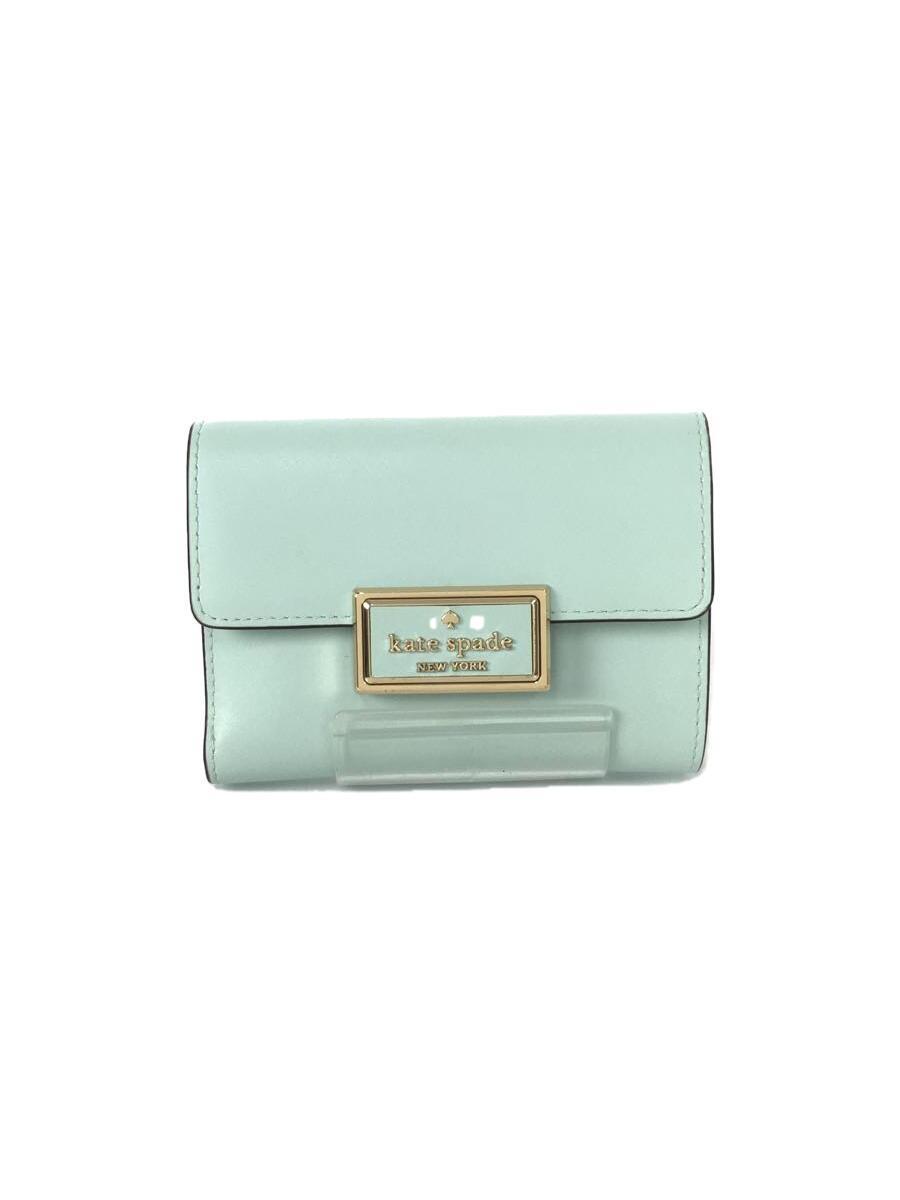 kate spade new york◆2つ折り財布/PVC/BLU/レディース/KA599_画像1