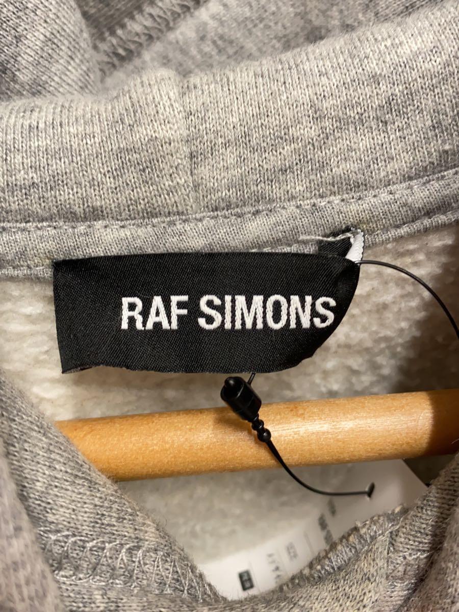 RAF SIMONS◆パーカー/M/コットン/グレイ/無地/192-164C_画像3