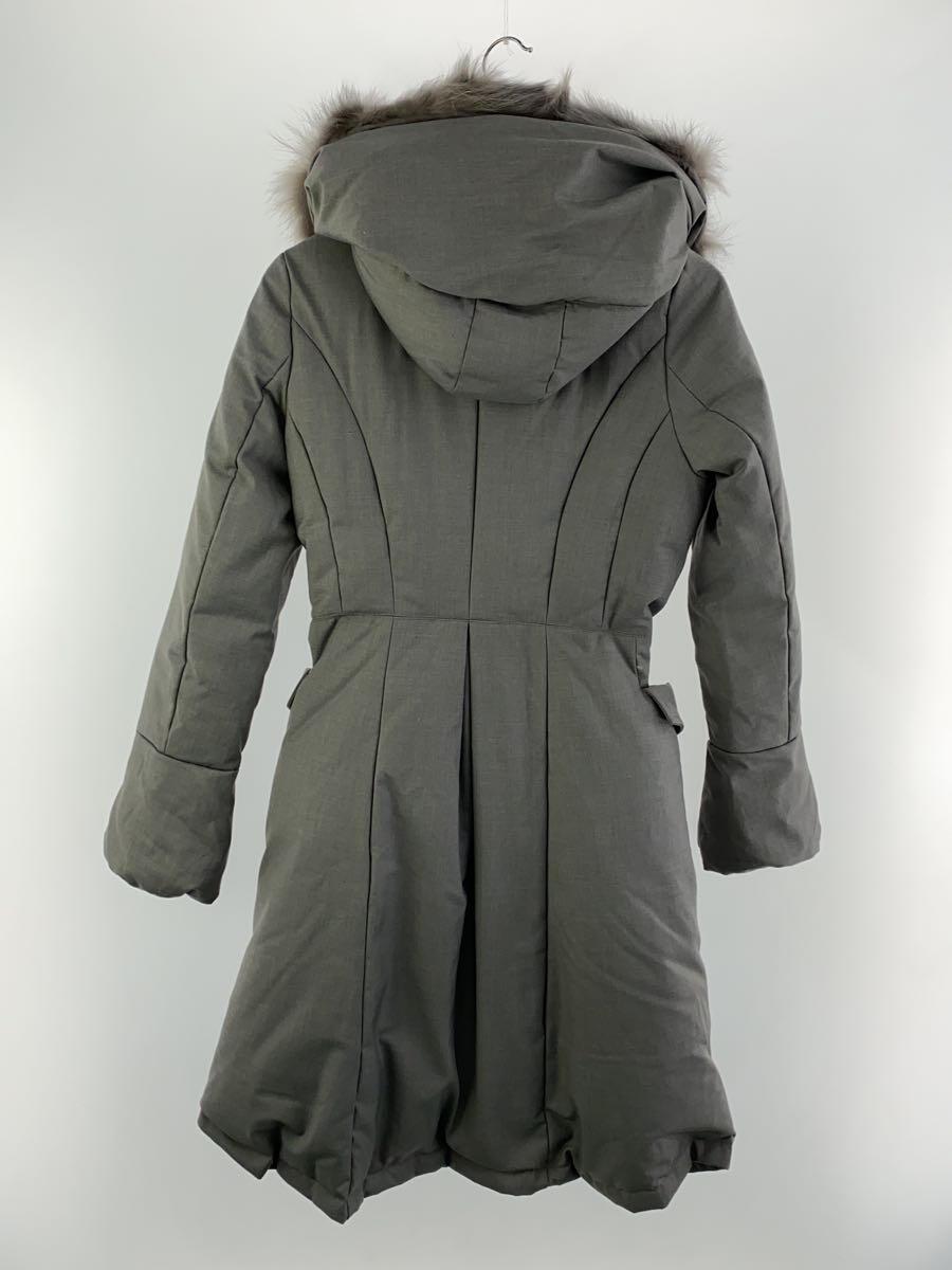 RUIRUE BOUTIQUE/ long down jacket /M/ polyester /GRY/ plain 