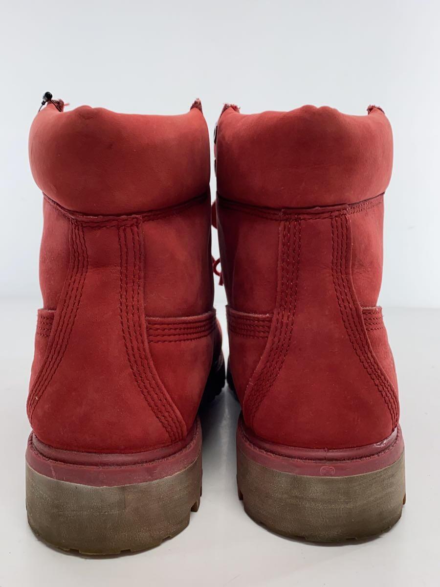 Timberland◆ハイカットスニーカー/US7.5/RED/A1149 3940_画像7