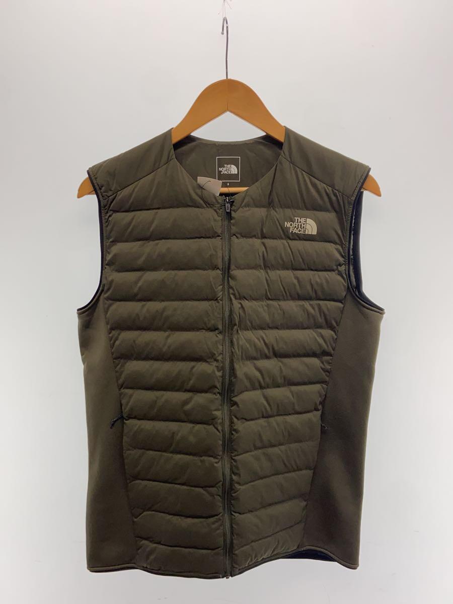 THE NORTH FACE◆RED RUN VEST_レッドランベスト/S/ナイロン/GRN/無地