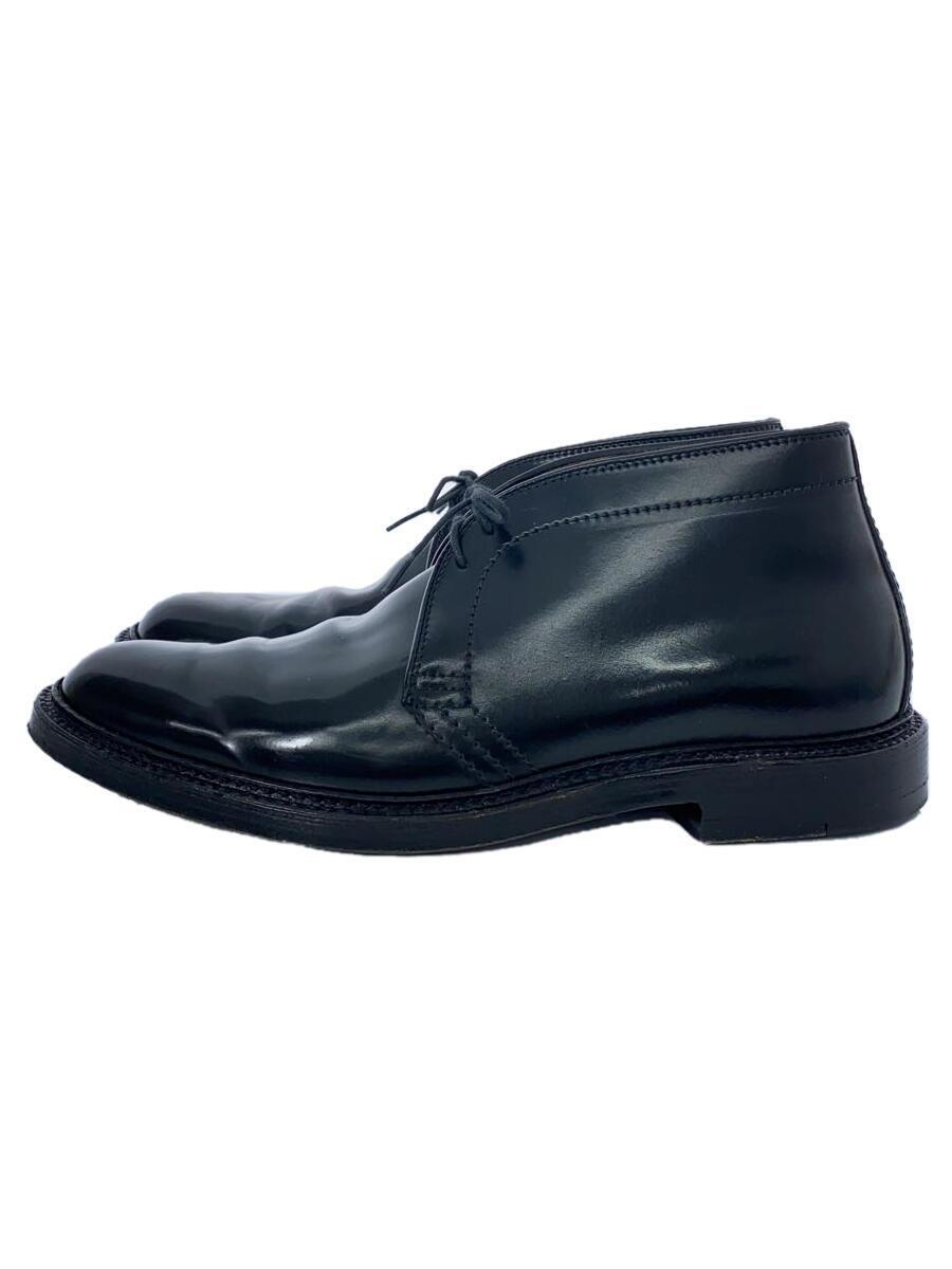 Alden◆チャッカブーツ/US9.5/BLK/馬革/1340/コードバン/Dウィズ/トゥスチール