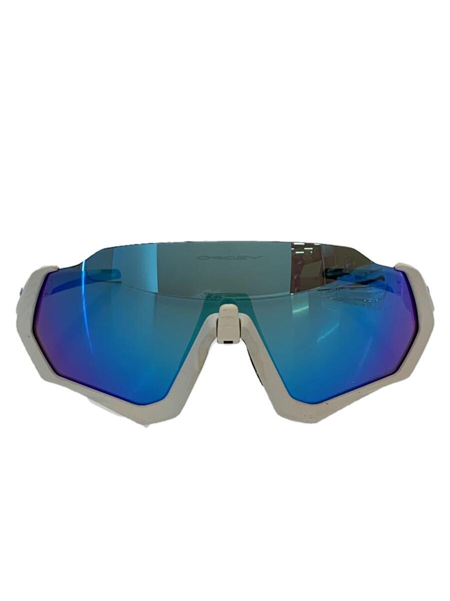 OAKLEY◆サングラス/WHT/BLU/メンズ/OO9401-0237/FLIGHT JACKET