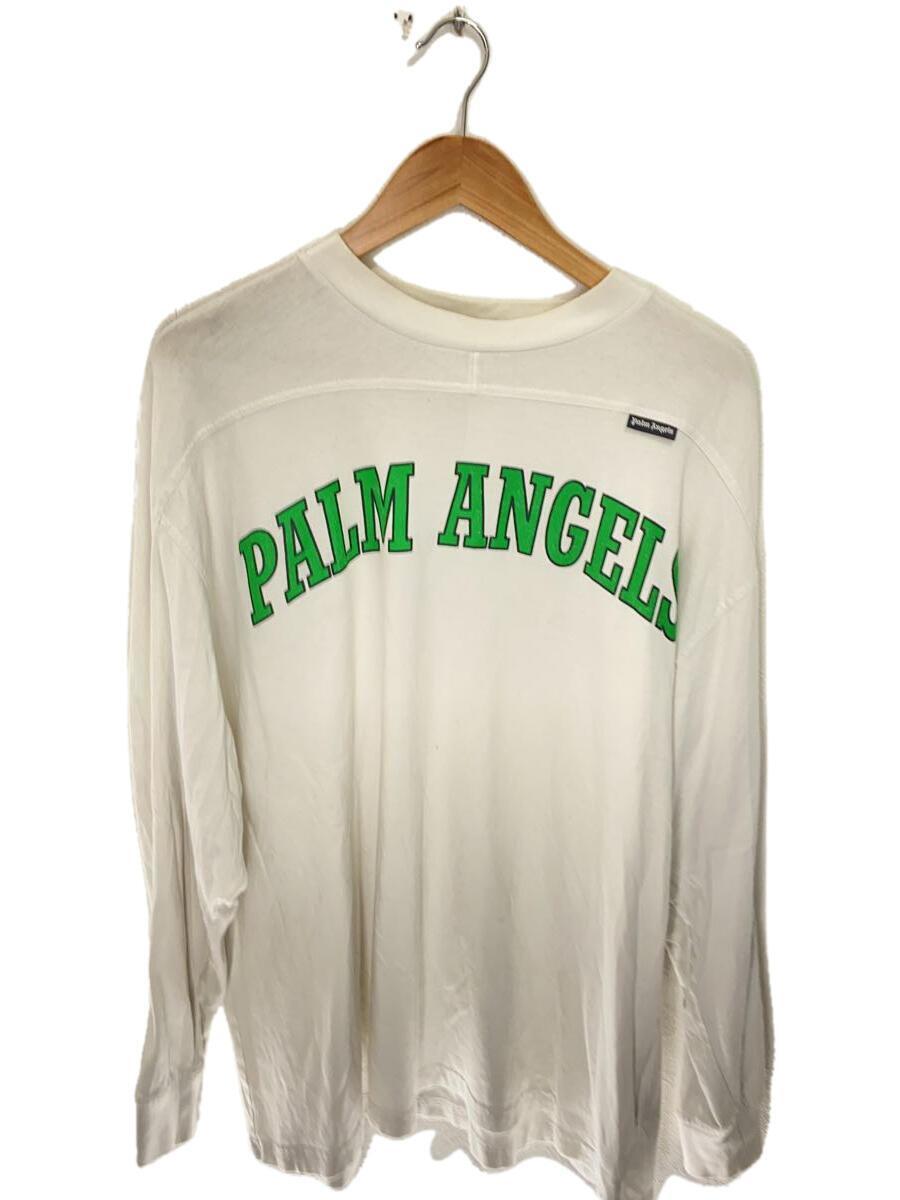 Palm Angels◆長袖Tシャツ/L/コットン/WHT/PMAB018R20413001_画像1