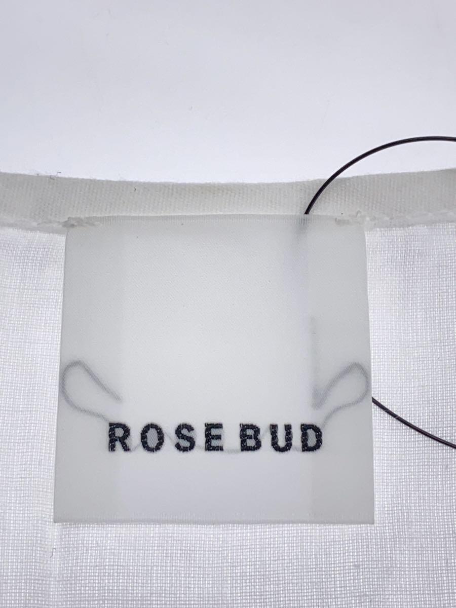 ROSE BUD◆23SS/レースブラウス/FREE/コットン/WHT_画像3