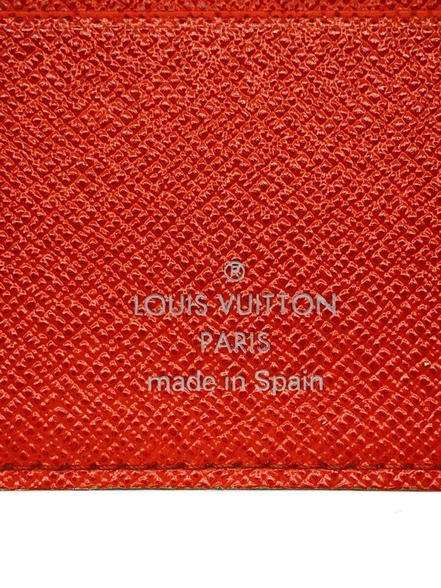 LOUIS VUITTON◆ポルト・フォイユ・アデル_モノグラム・キャンバス_BRW_コクリコ/PVC/BRW/レディース_画像3