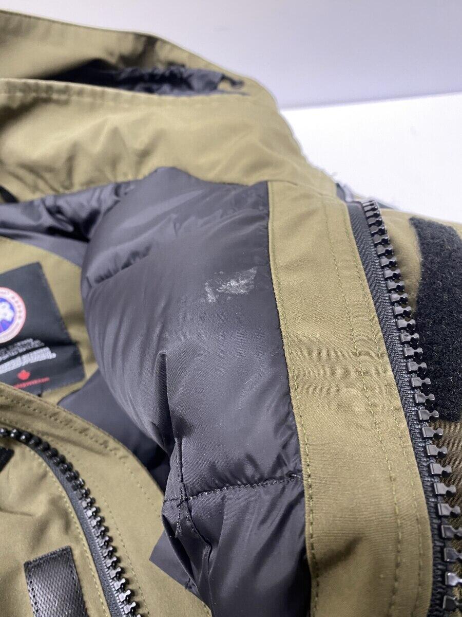 CANADA GOOSE◆ダウンジャケット/XS/ポリエステル/KHK/4071MA_画像7