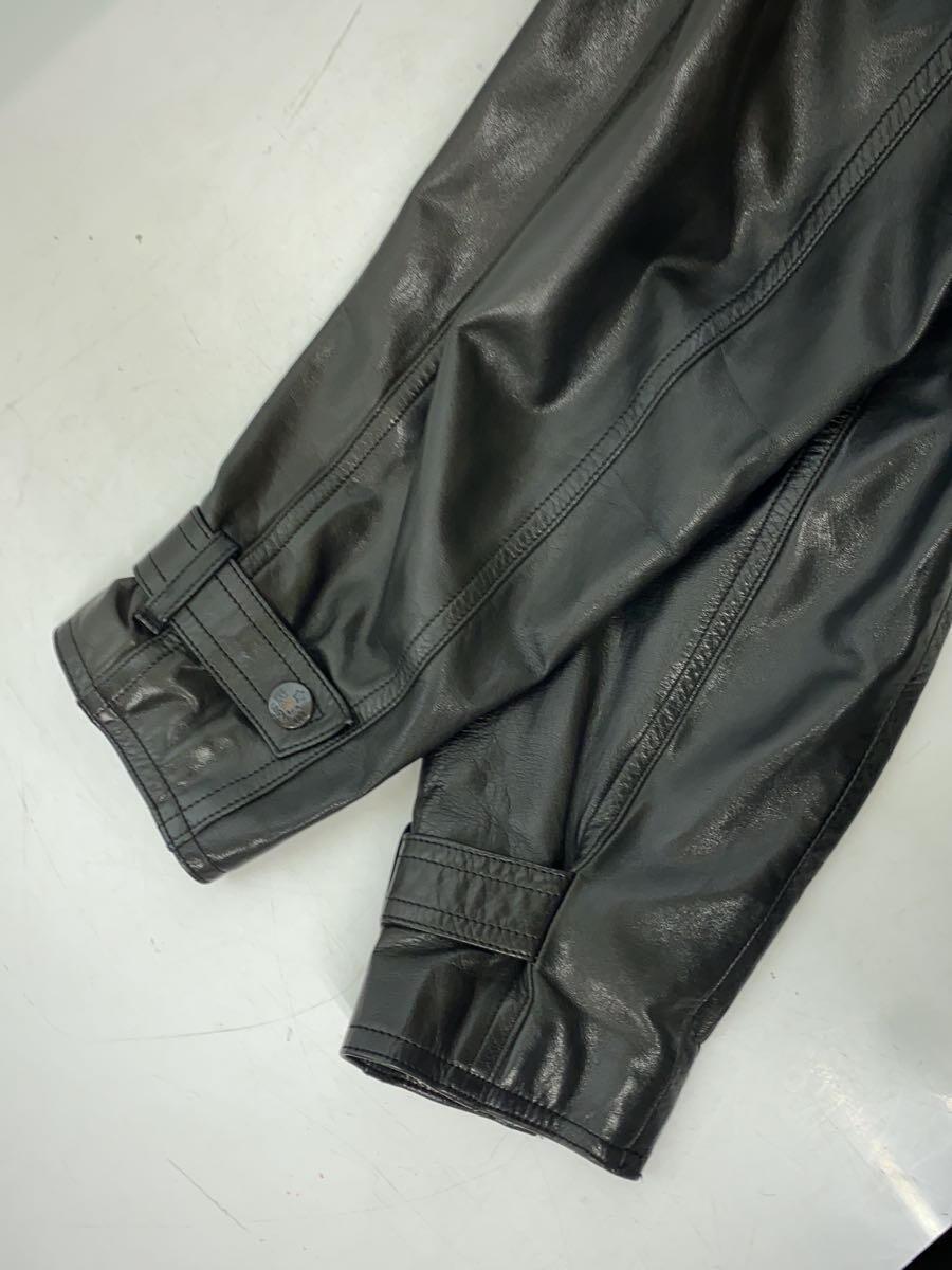 LEGNA BIS/ umbrella yoke Short single rider's jacket /9/ leather 