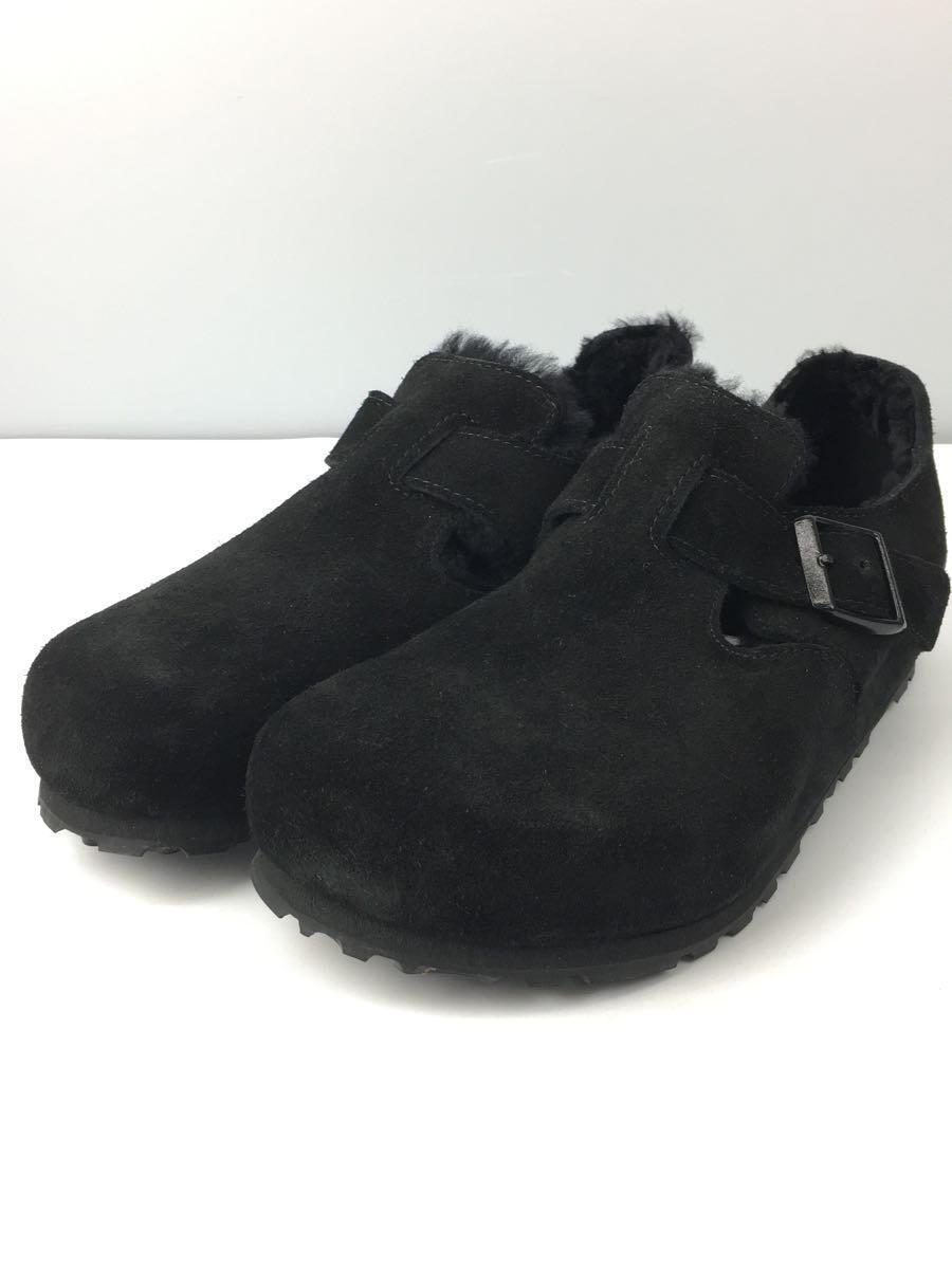 BIRKENSTOCK◆デッキシューズ/37/BLK/スウェード_画像2