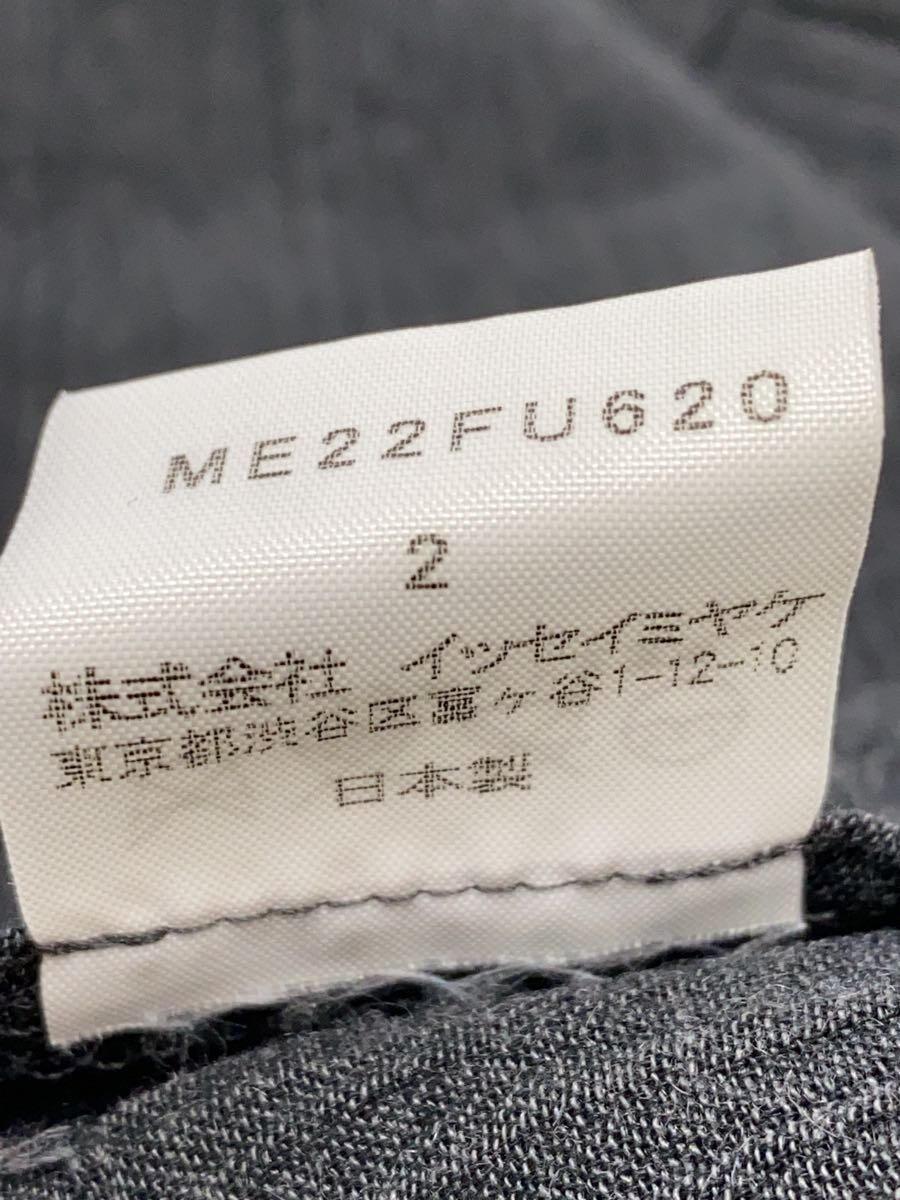 ISSEY MIYAKE MEN◆ジャケット/2/リネン/GRY/無地/ME22FU620_画像4