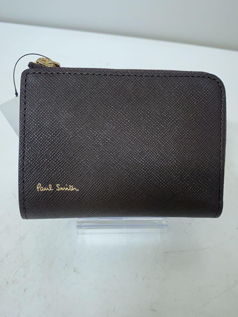 Paul Smith◆小物パスコインケースカード入れ/ジップストローグレイン/PSC782_画像1