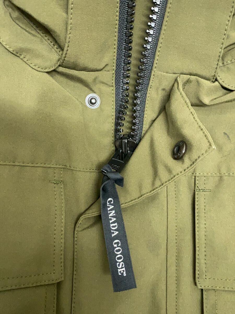 CANADA GOOSE◆ダウンジャケット/XS/ナイロン/KHK/4550M/MAITLAND PARKA_画像9