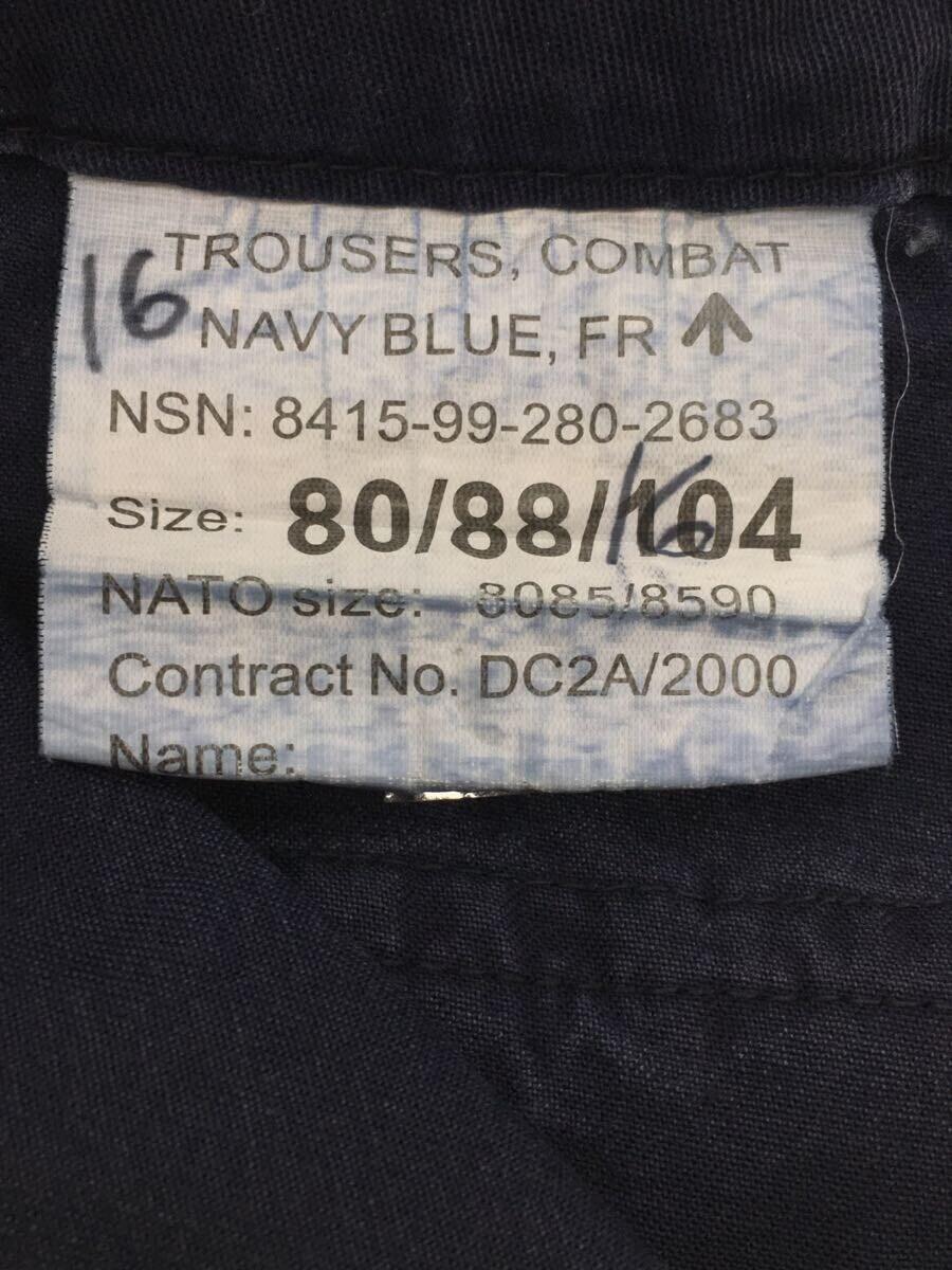 MILITARY◆イギリス軍/NAVY COMBAT TROUSER/カーゴパンツ/-/コットン/NVY_画像4