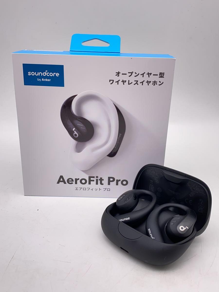 ANKER◆アンカー/完全ワイヤレスイヤホン/Soundcore AeroFit Pro/オープンイヤー型/ブラック_画像1