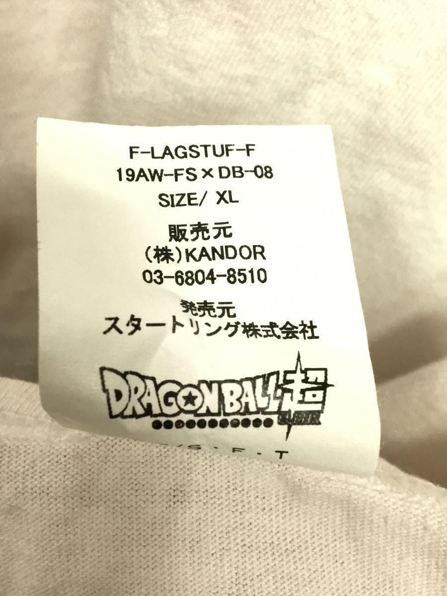F-LAGSTUF-F◆Tシャツ/XL/コットン/WHT/プリント/19AW-FS×DB-08_画像4