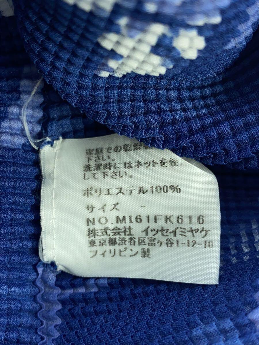 me ISSEY MIYAKE◆トップス/-/ポリエステル/BLU/総柄/mi161fk616の画像4