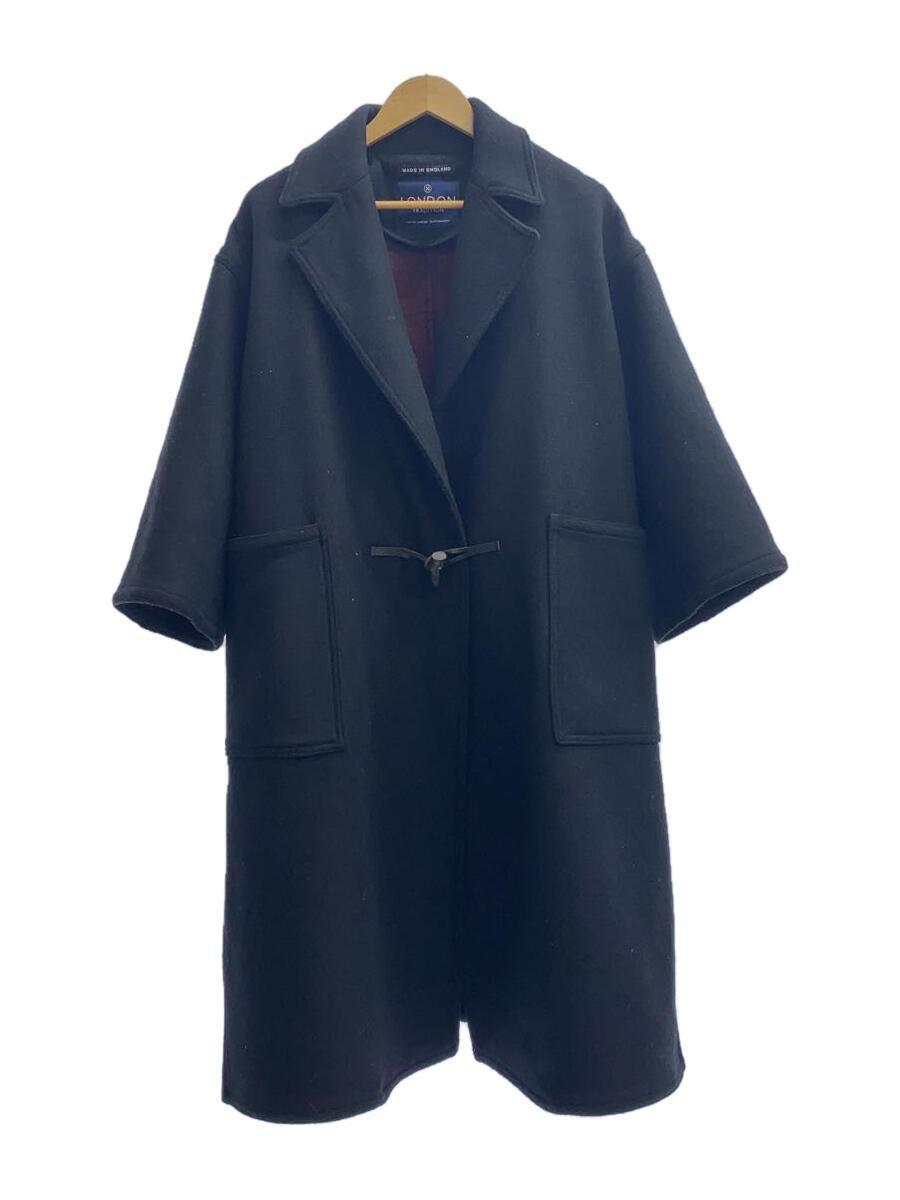 LONDON TRADlTION* duffle coat /34/ wool /BLK/ plain /MYA-1F