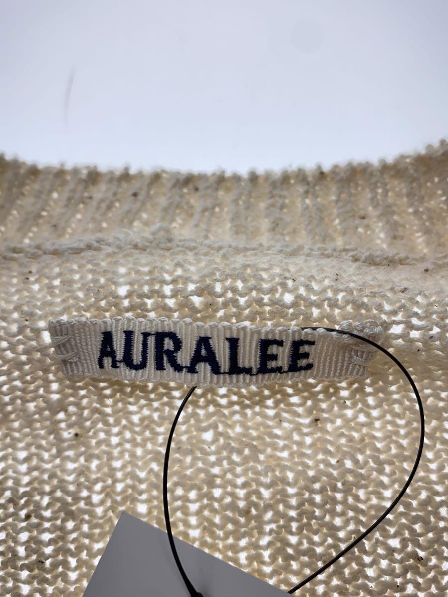 AURALEE* свитер ( тонкий )/5/ хлопок /CRM/ загрязнения иметь 