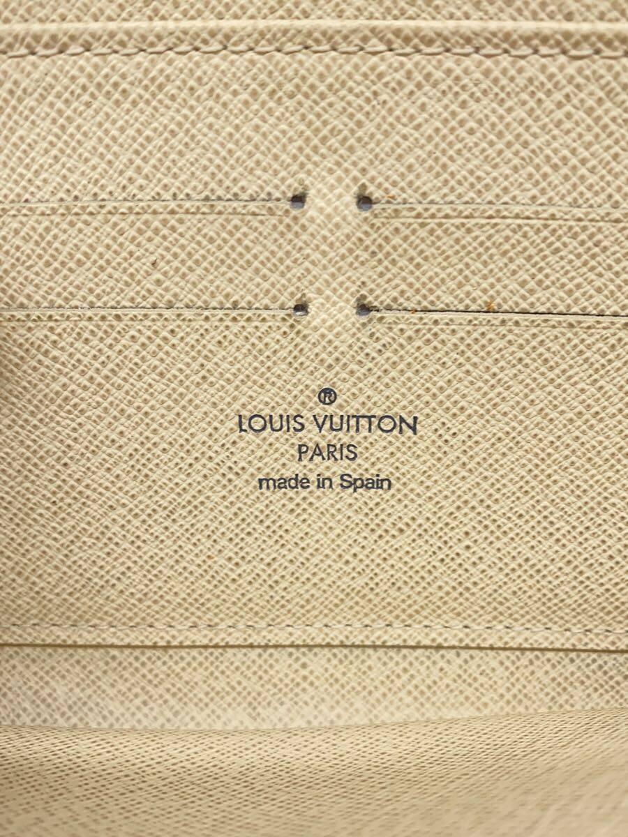 LOUIS VUITTON◆ジッピー・ウォレット_ダミエ・アズール_WHT/PVC/WHT/レディース_画像3