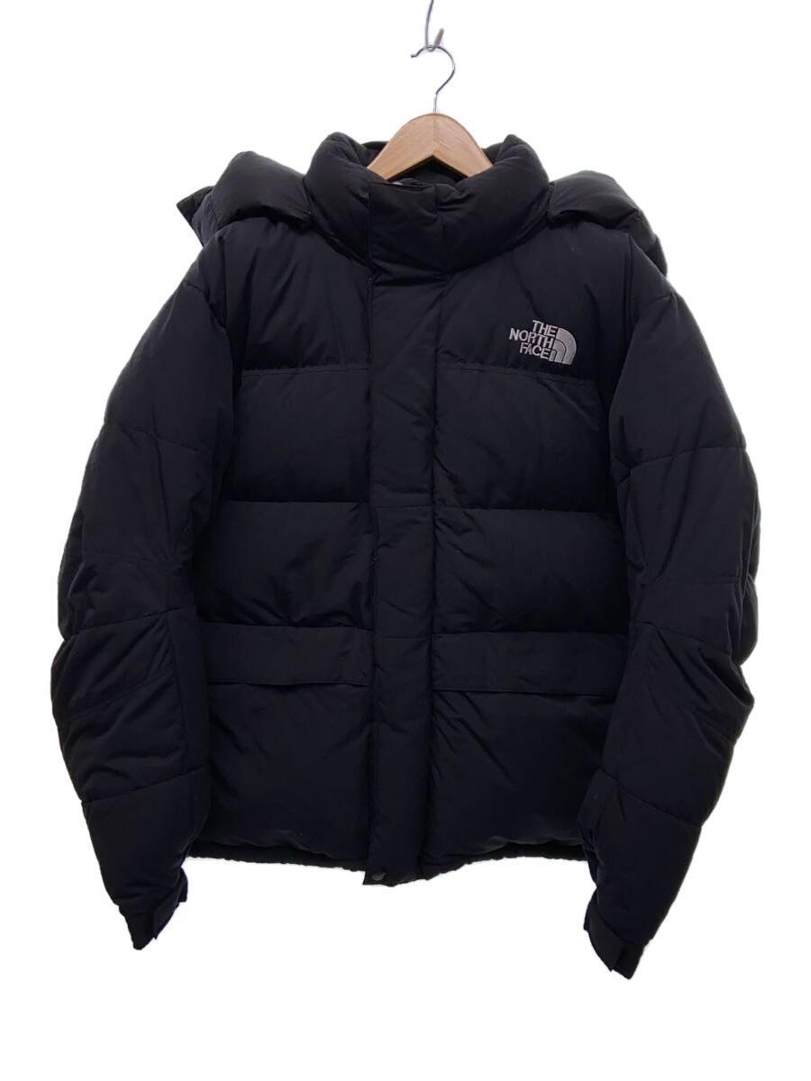 THE NORTH FACE◆Baffin Jcket/ダウンジャケット/L/ナイロン/BLK/無地/607999/90s_画像1