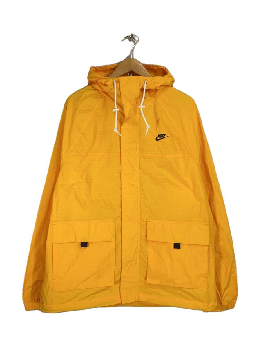 NIKE◆タグ付/24SS/AS M NK CLUB BANDON JKT U/L/ポリエステル/YLW/FN3109-73_画像1