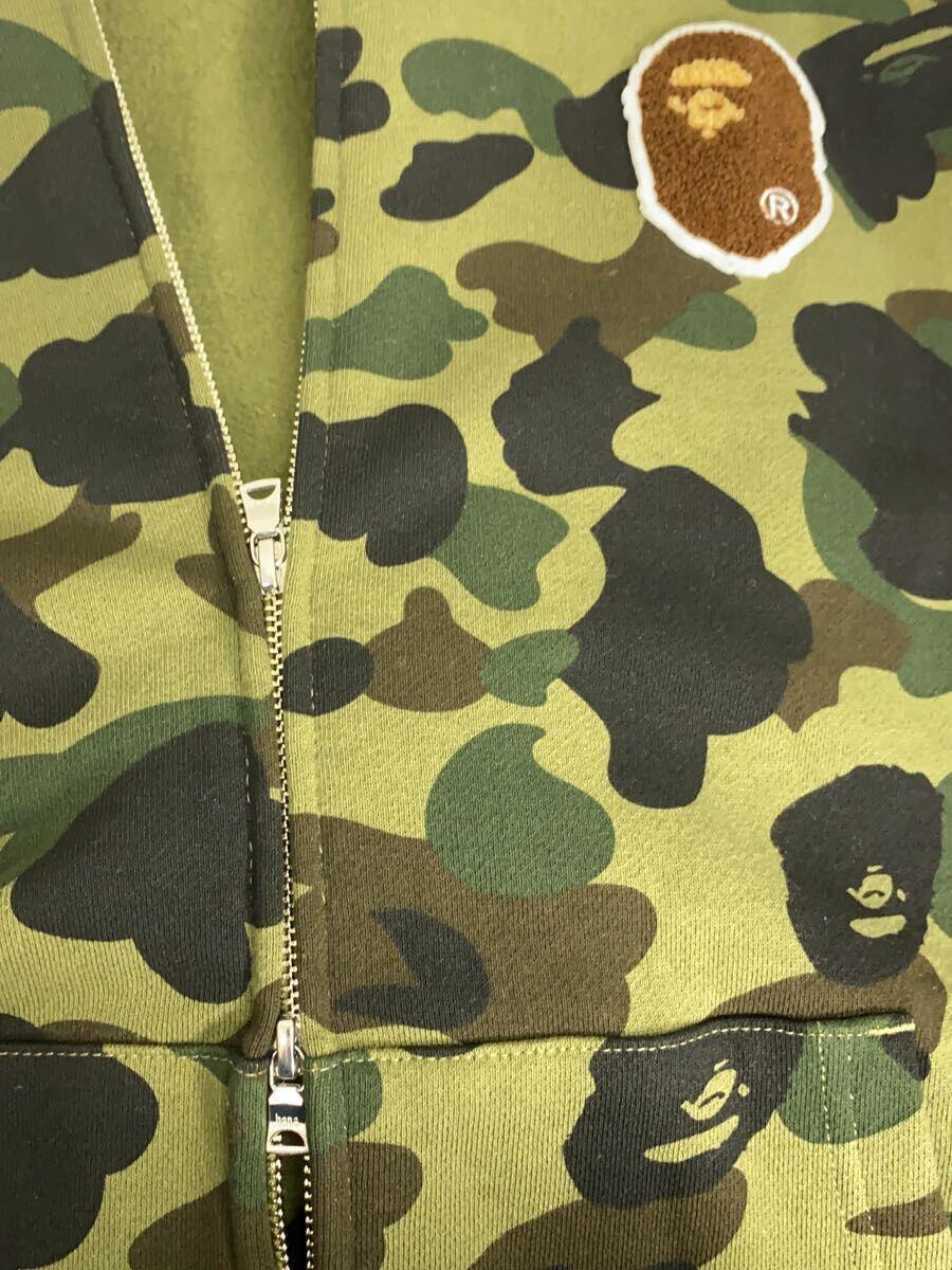 A BATHING APE◆1ST CAMO APE HEAD PATCH FULL ZIP/L/コットン/カモフラ/001ZPJ701005M_画像6