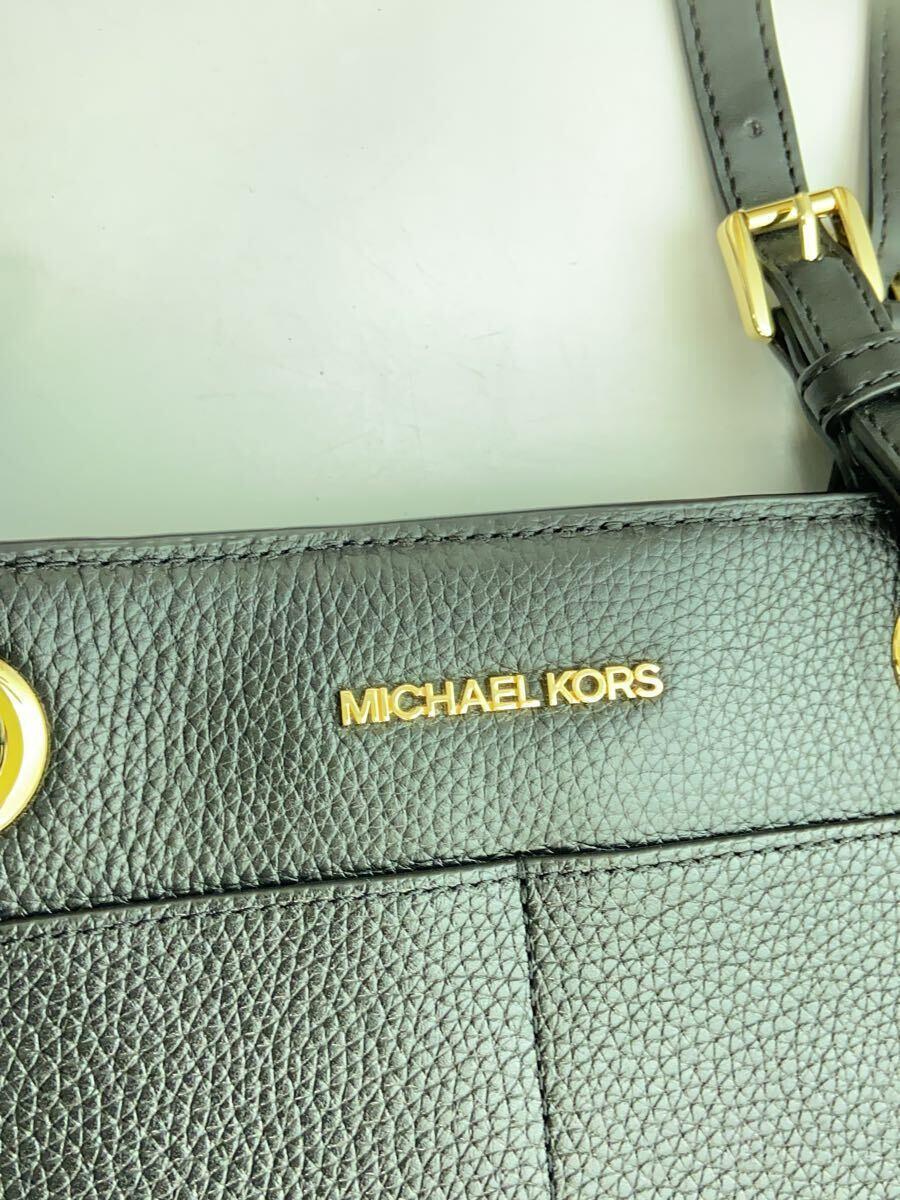 MICHAEL KORS◆トートバッグ/レザー/BLK/無地/35S1GTVT7L_画像5