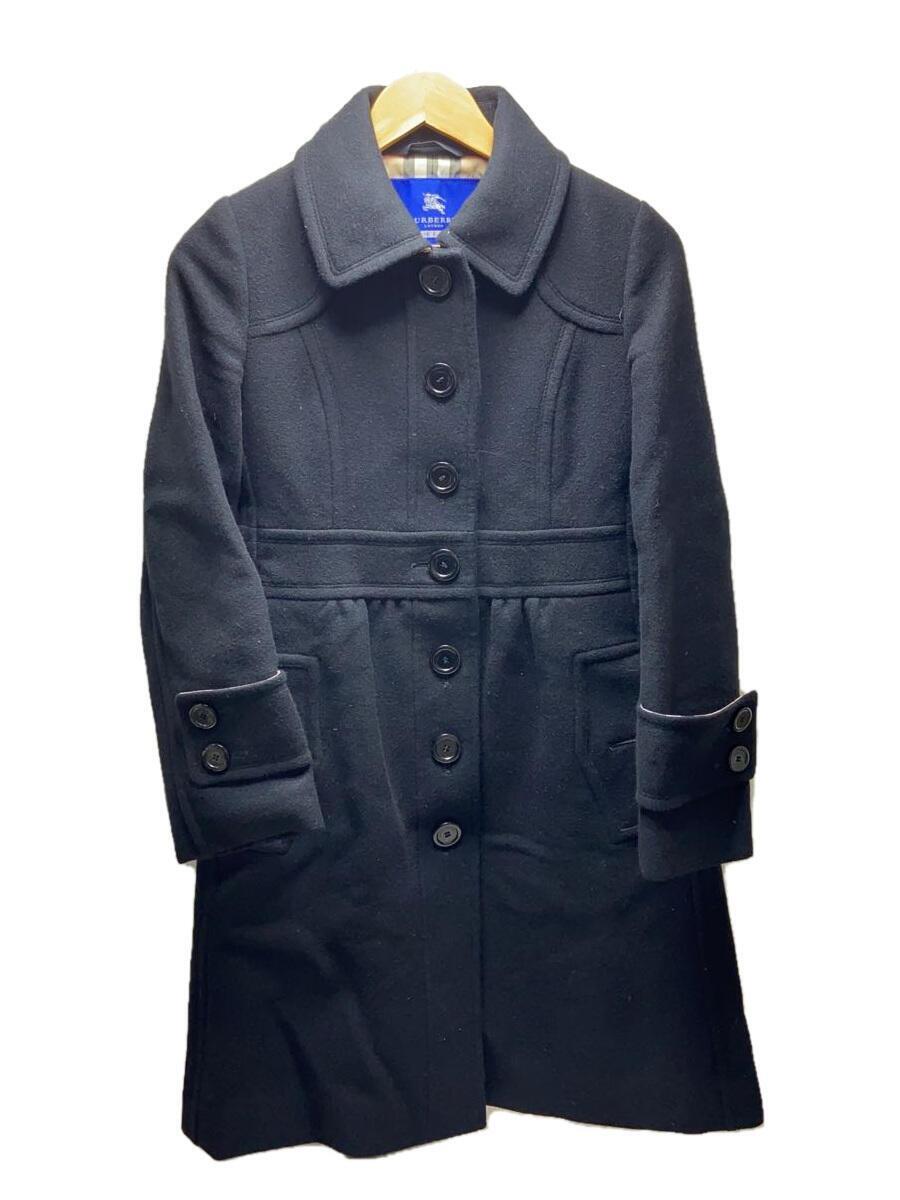 BURBERRY BLUE LABEL◆コート/40/ウール/BLK_画像1