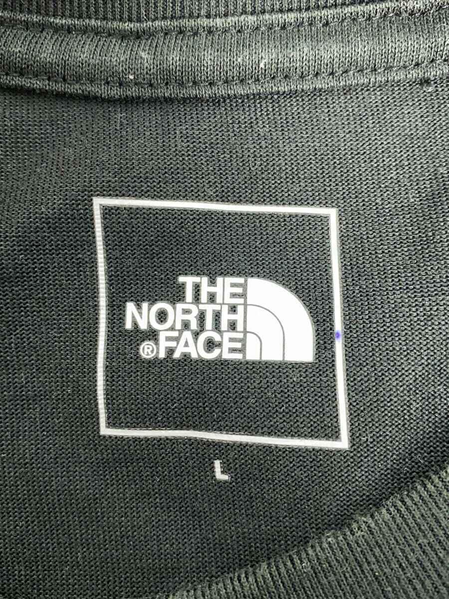 THE NORTH FACE◆S/S HISTORICAL LOGO TEE_ショートスリーブヒストリカルロゴティー/L/コットン/ブラック_画像3