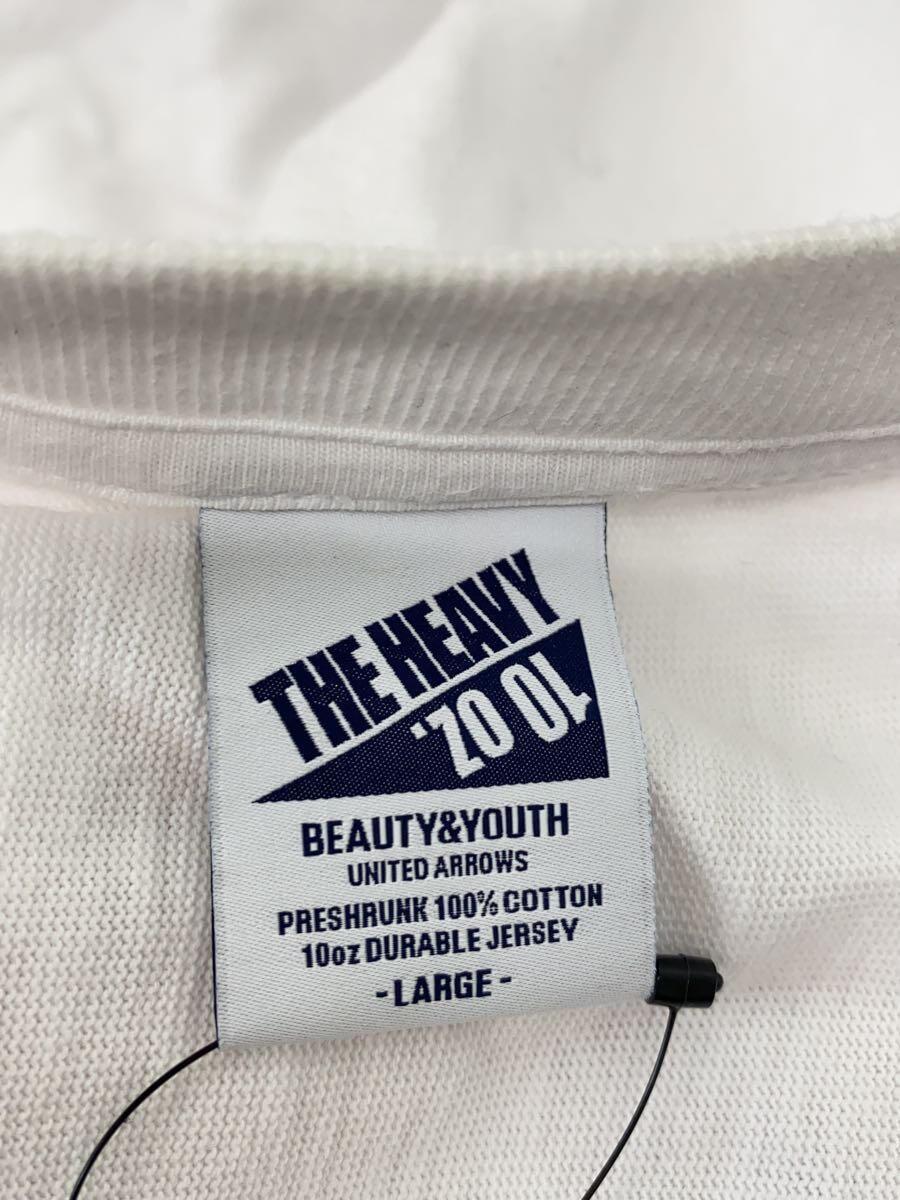 BEAUTY&YOUTH UNITED ARROWS◆長袖Tシャツ/L/コットン/ホワイト/1212-199-7063/無地/カットソー/プルオーバー_画像3