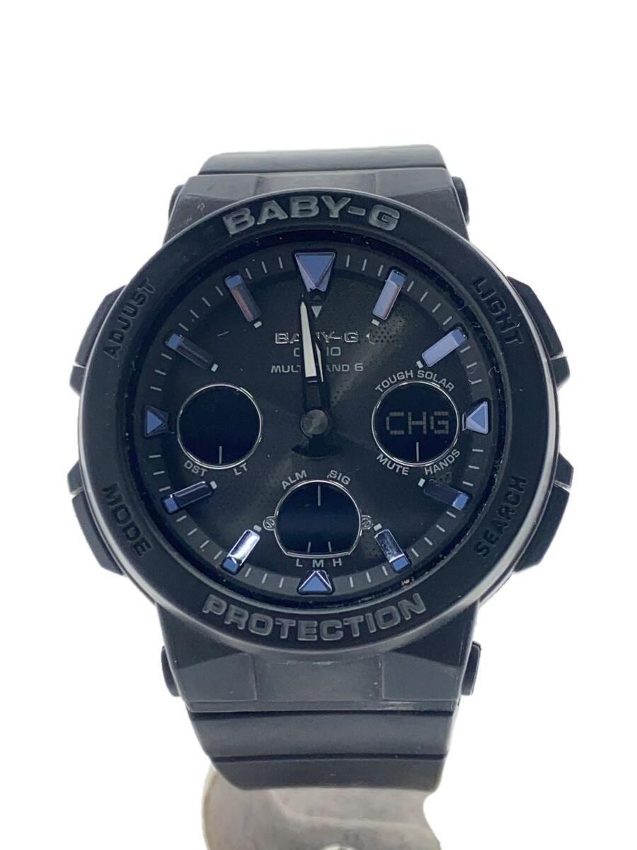 CASIO* solar wristwatch / Digi-Ana / Raver /BLK/BLK/BGA-2500-1AJF