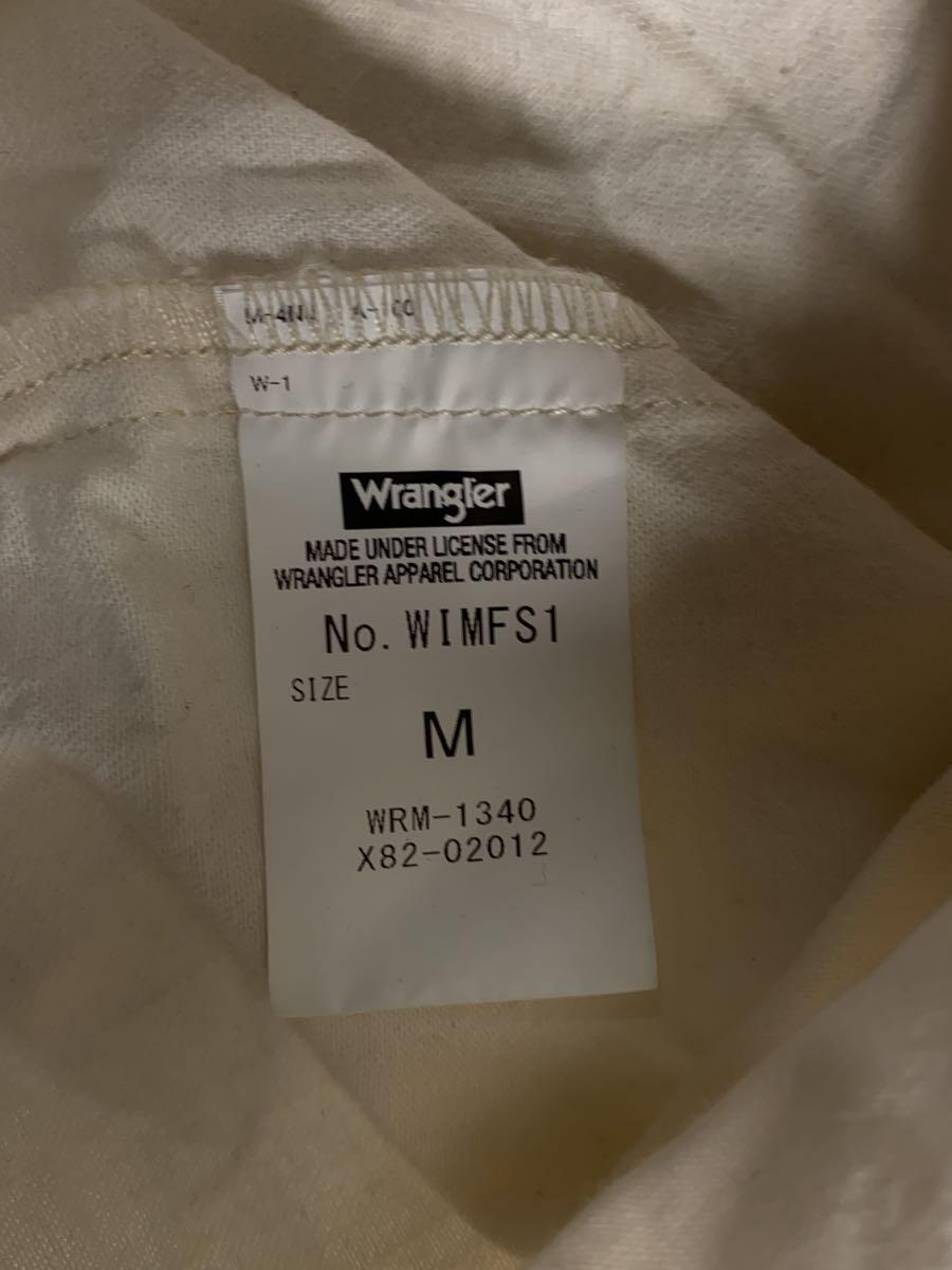 WRANGLER◆半袖シャツ/M/コットン/CRM/無地/WIMFS1_画像5