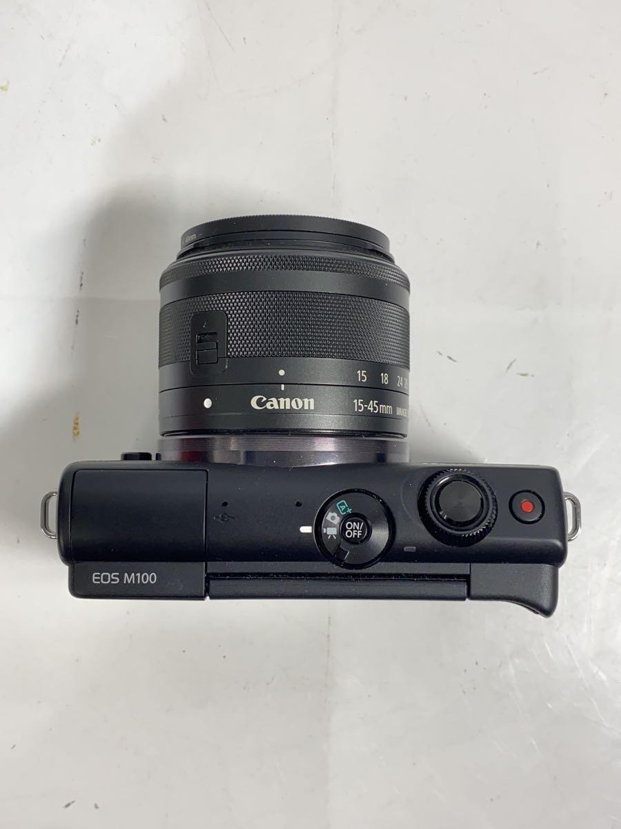 CANON◆デジタル一眼カメラ EOS M100 EF-M15-45 IS STM レンズキット [ブラック]_画像3