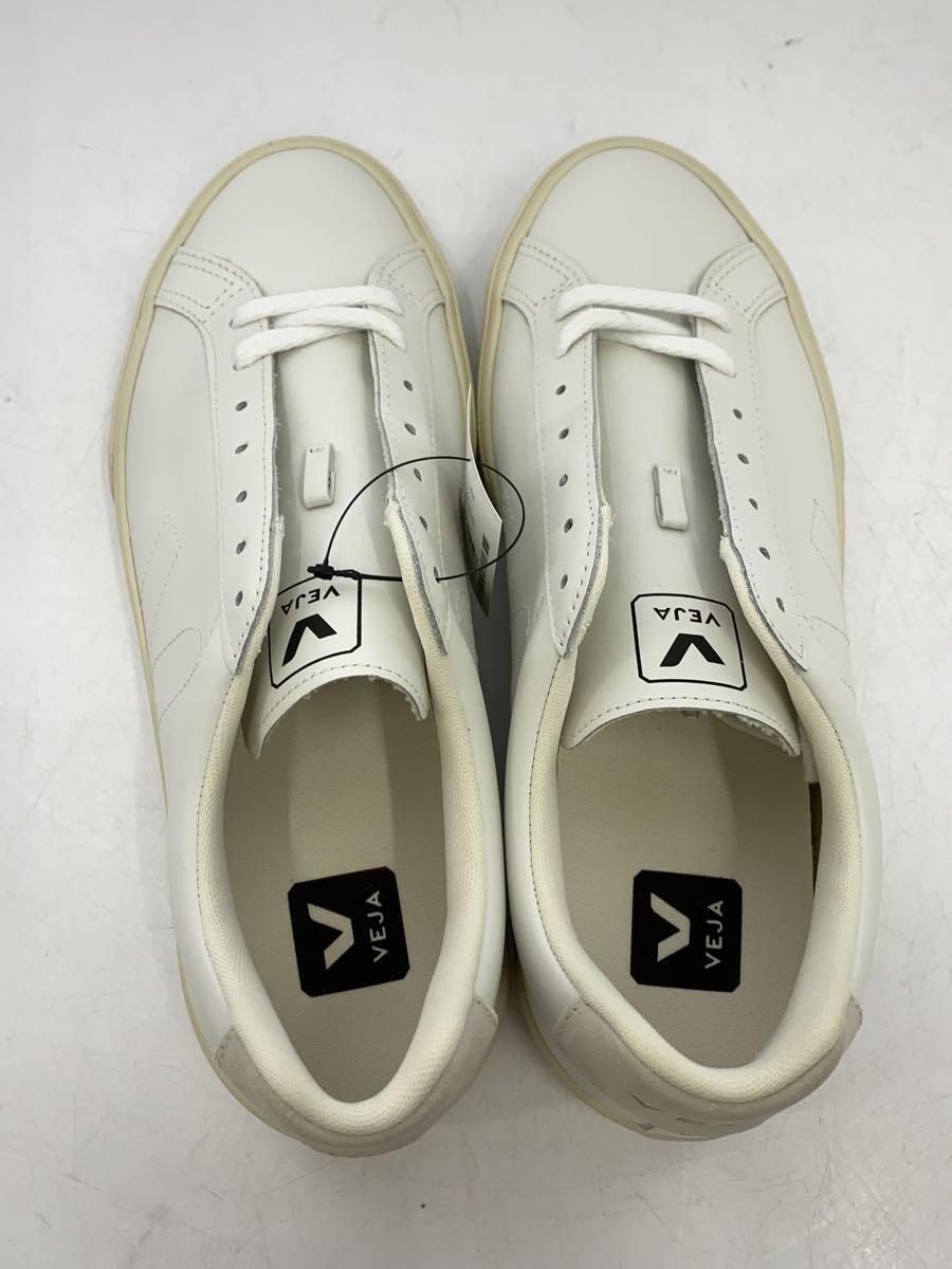 VEJA◆ローカットスニーカー/26.5cm/WHT/レザー_画像3