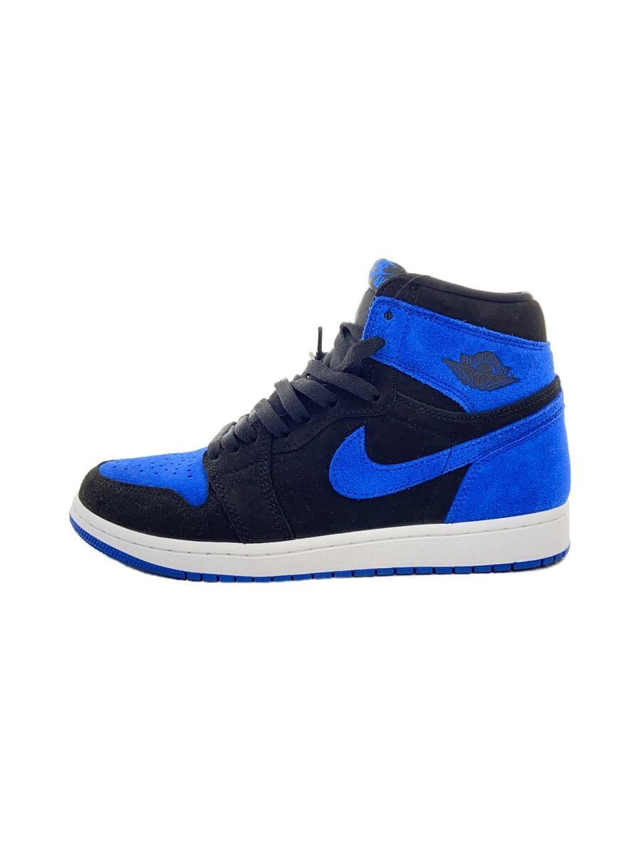 NIKE◆AIR JORDAN 1 RETRO HIGH OG_エアジョーダン1 レトロ ハイ OG/26.5cm/ブラック