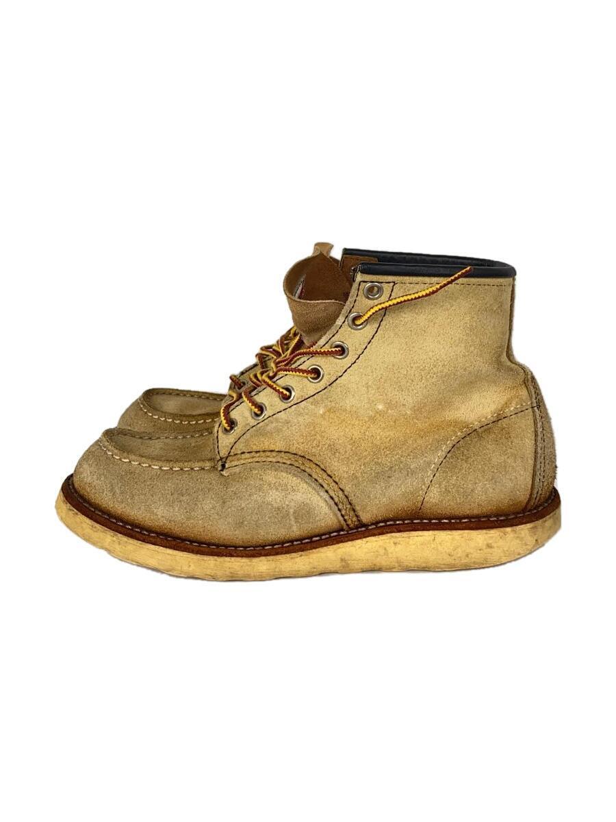 RED WING◆6 CLASSIC MOC/ブーツ/US7/ベージュ/スウェード/8173