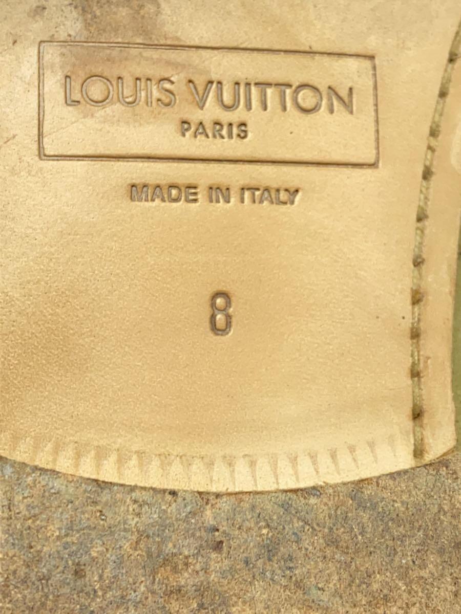 LOUIS VUITTON* deck shoes /UK8/BEG/ замша 