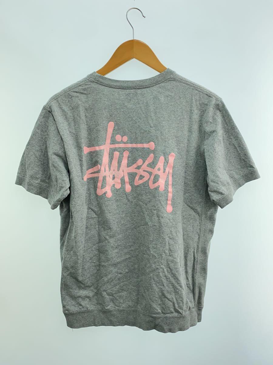 STUSSY◆Tシャツ/M/コットン/GRY_画像2