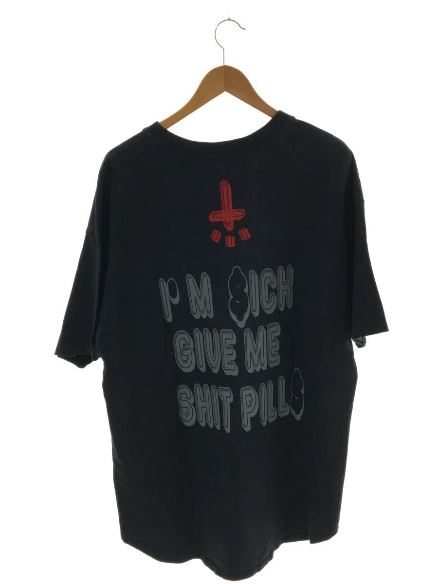 CVTVLIST◆Tシャツ/2/コットン/BLK/2101090307_画像2