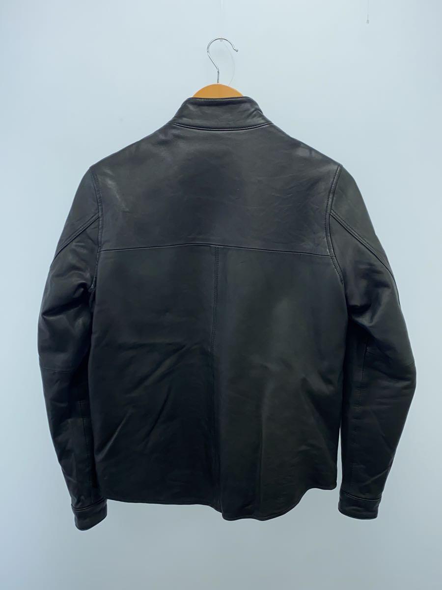 Paul Smith jeans* single rider's jacket /S/ sheep leather /BLK/PJ-Q3-52657