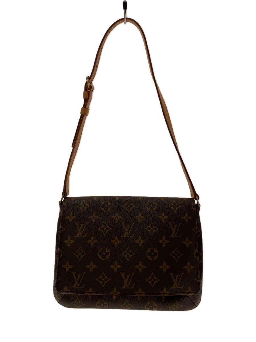 LOUIS VUITTON◆ミュゼット・タンゴ_モノグラム・キャンバス_ショートショルダー_BRW/PVC/BRW