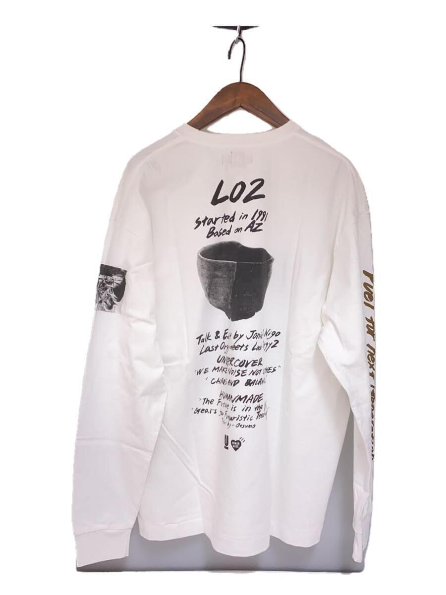 UNDERCOVER◆アンダーカバー×ヒューマンメイド/LAST ORGY2/長袖Tシャツ/XXL/コットン/ホワイト_画像2