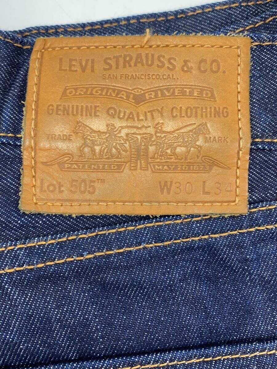 Levi’s◆リーバイス/00505-1869/BIG E/赤耳/USA製/ボトム/30/コットン/インディゴ_画像4