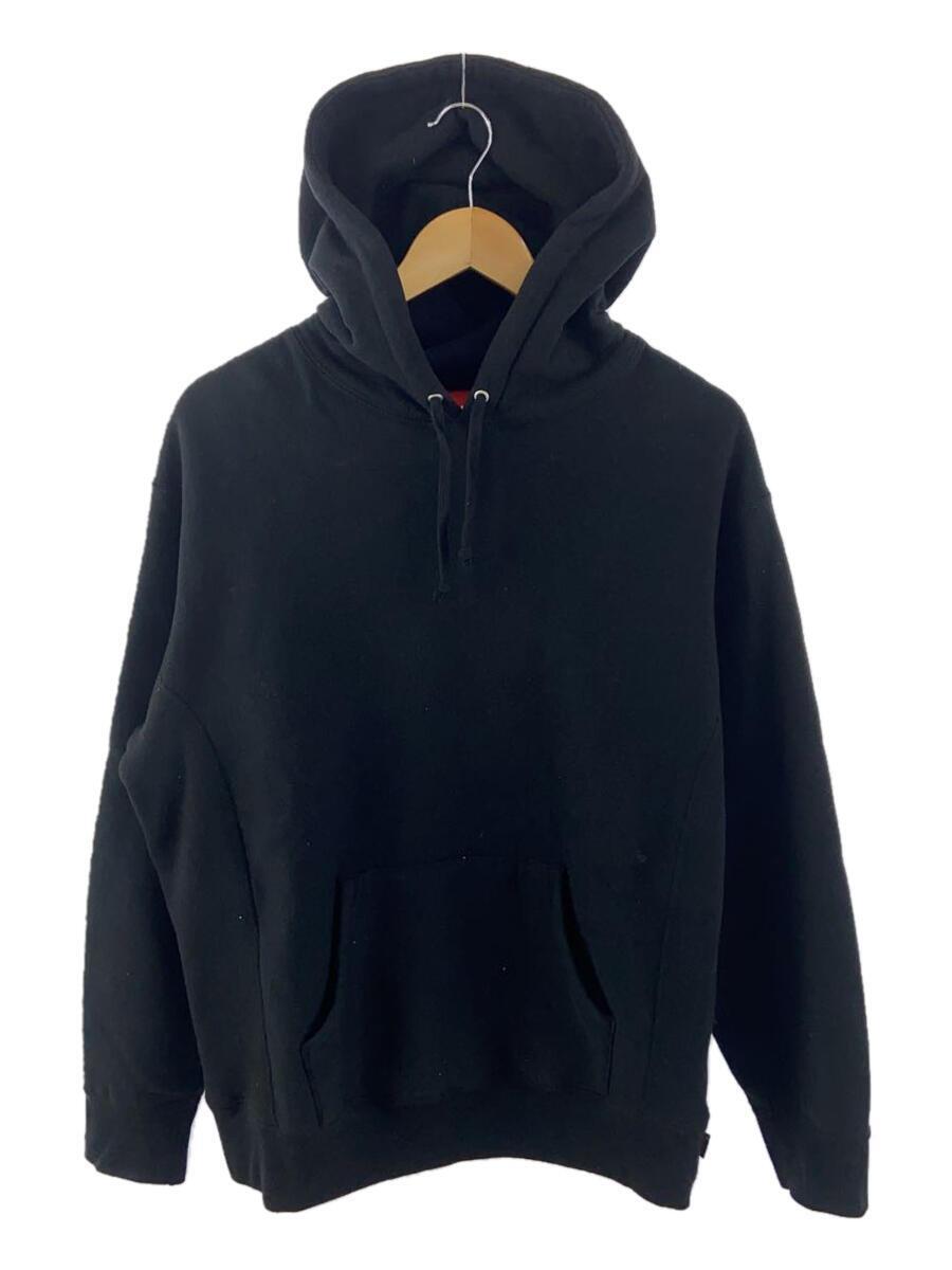 Supreme◆18ss/Studded Hooded Sweatshirt/パーカー/S/コットン/ブラック
