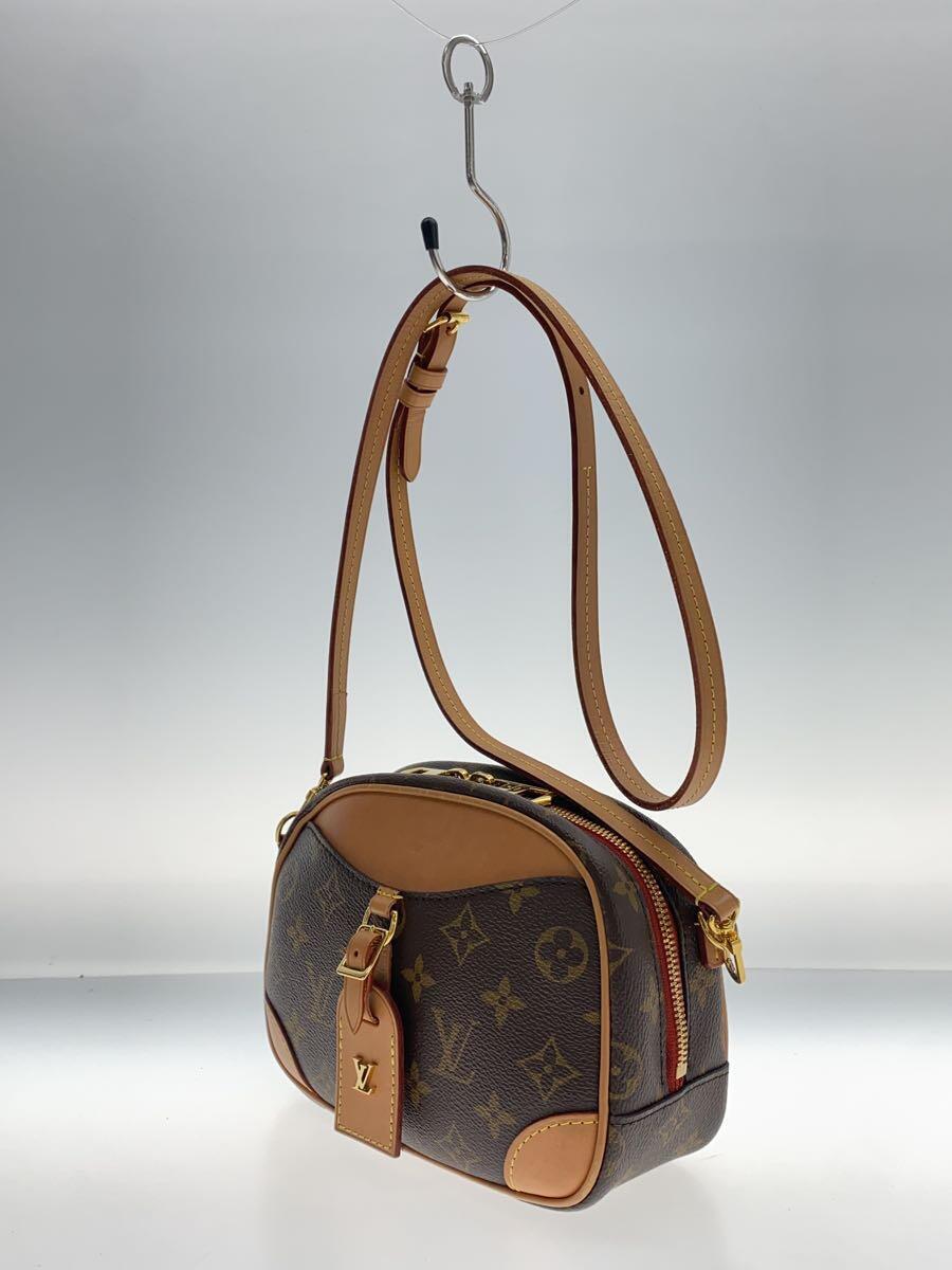 LOUIS VUITTON◆ドーヴィルMINI_モノグラム・キャンバス_BRW/-/BRW/モノグラム_画像2