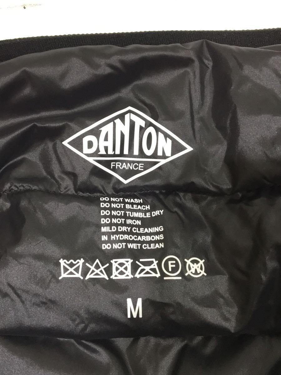 DANTON◆21AW/クルーネックインナーダウンジャケット/M/ナイロン/BLK/無地/DT-A0025 NNF_画像3