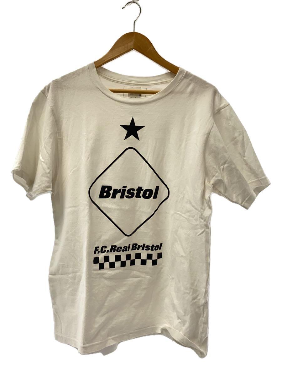 F.C.R.B.(F.C.Real Bristol)◆Tシャツ/L/コットン/WHT/FCRB-190068_画像1