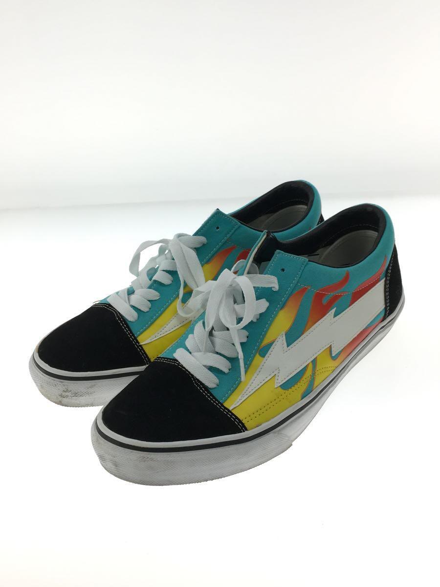 REVENGE X STORM◆GREEN FLAME/ローカットスニーカー/US11/マルチカラー_画像2