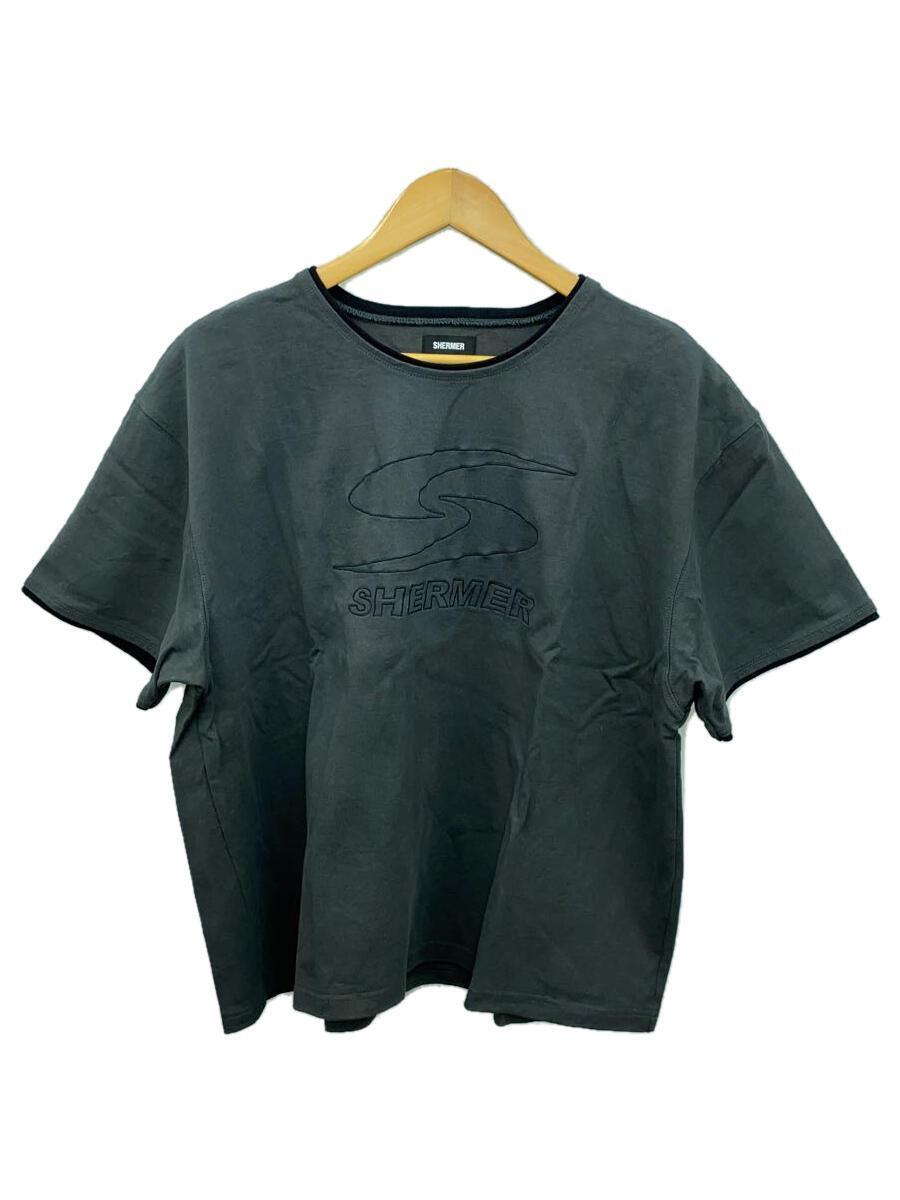 SHERMER/Tシャツ/3/コットン/GRY/SHM-23FW-101